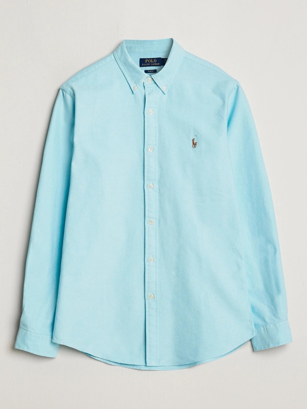 Men’s RALPH LAUREN Oxford Button Down Aegan Blue* Classic Fit Shirt